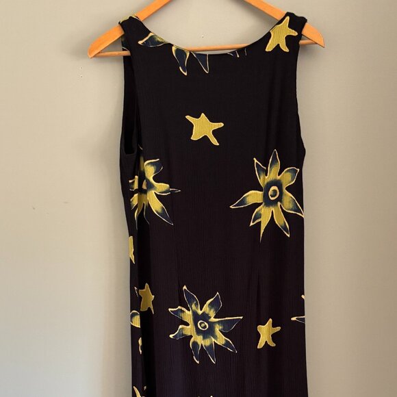 Vintage Batik Maxi Sleeveless Dress - Picture 1 of 10
